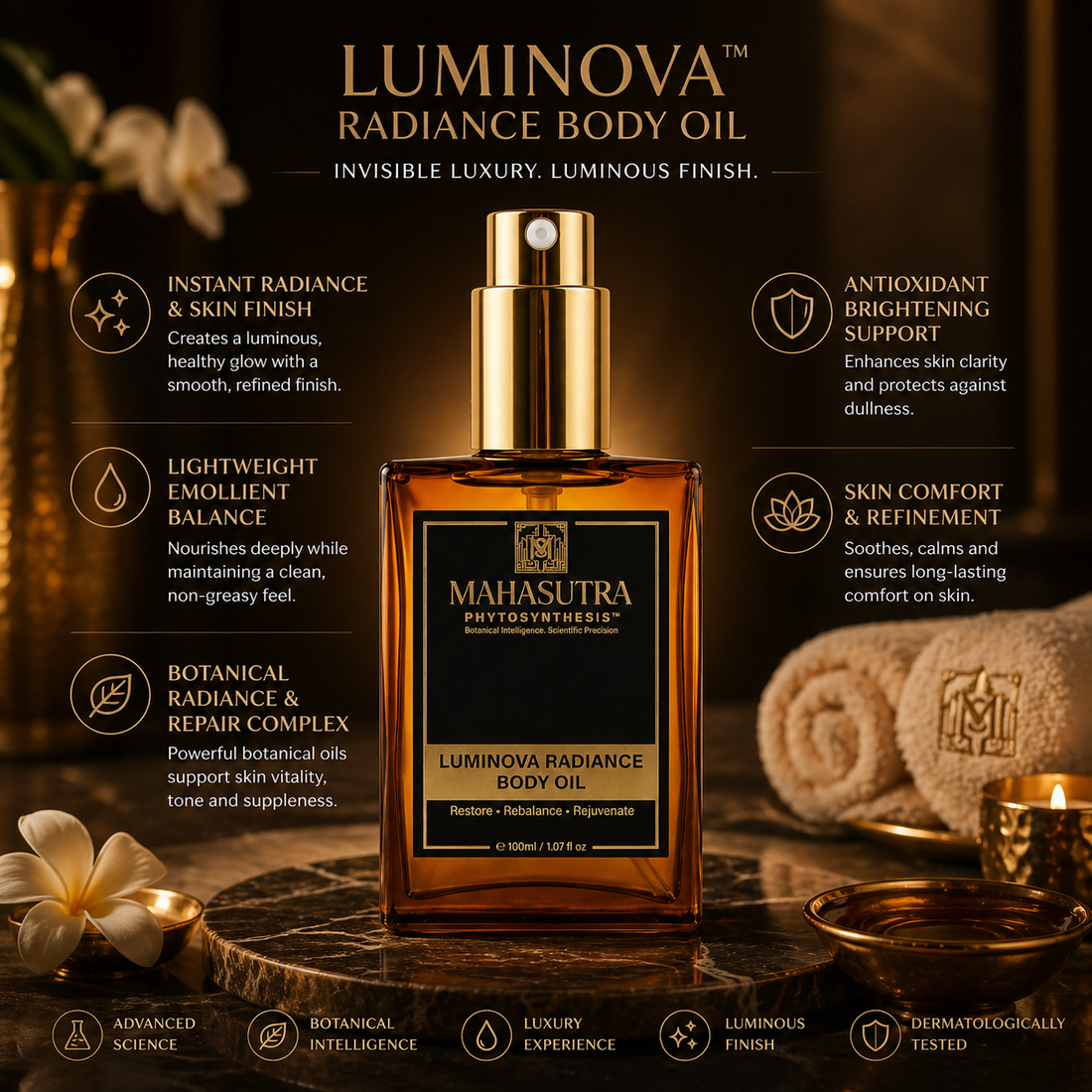 LUMINOVA RADIANCE BODY OIL 100ml