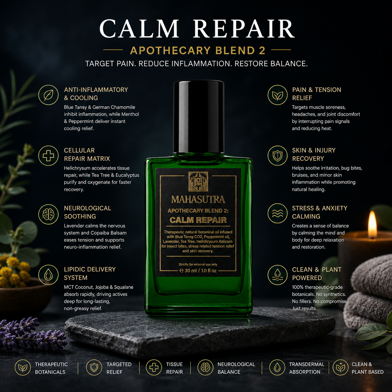CALM REPAIR OIL 30ml