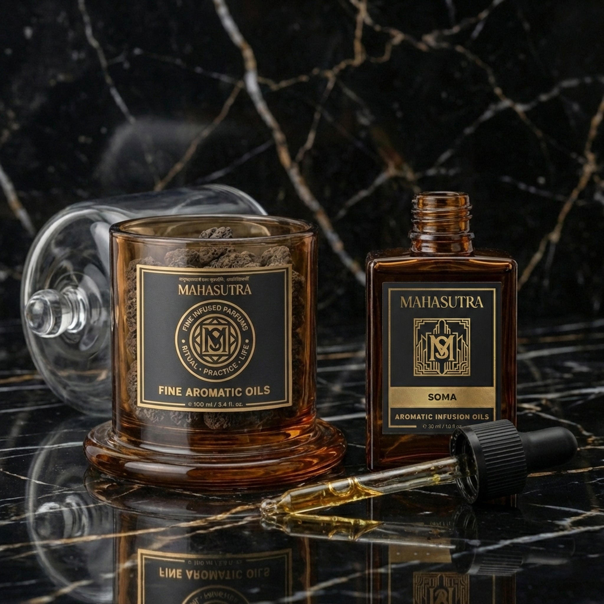 SOMA OIL 30ml + LAVA STONES