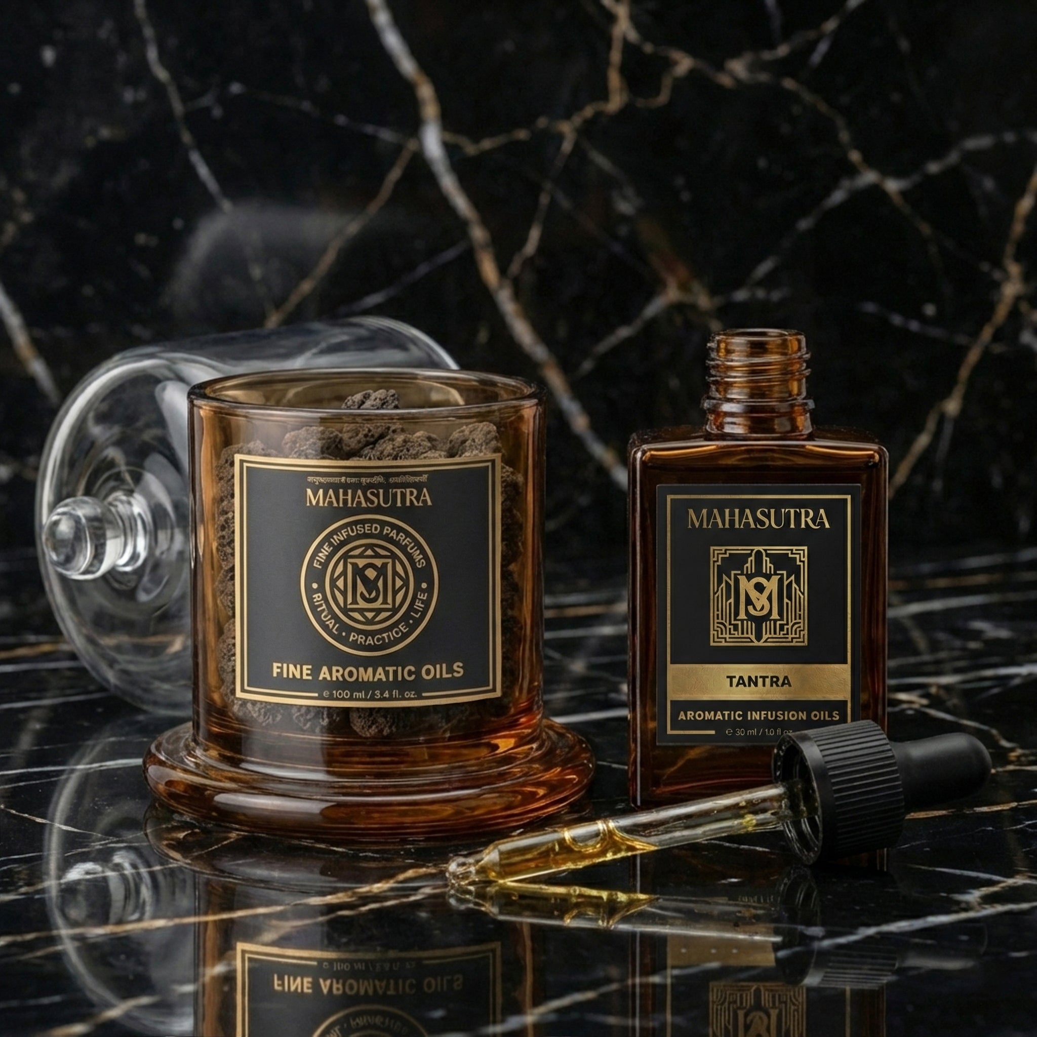 TANTRA OIL 30ml + LAVA STONES