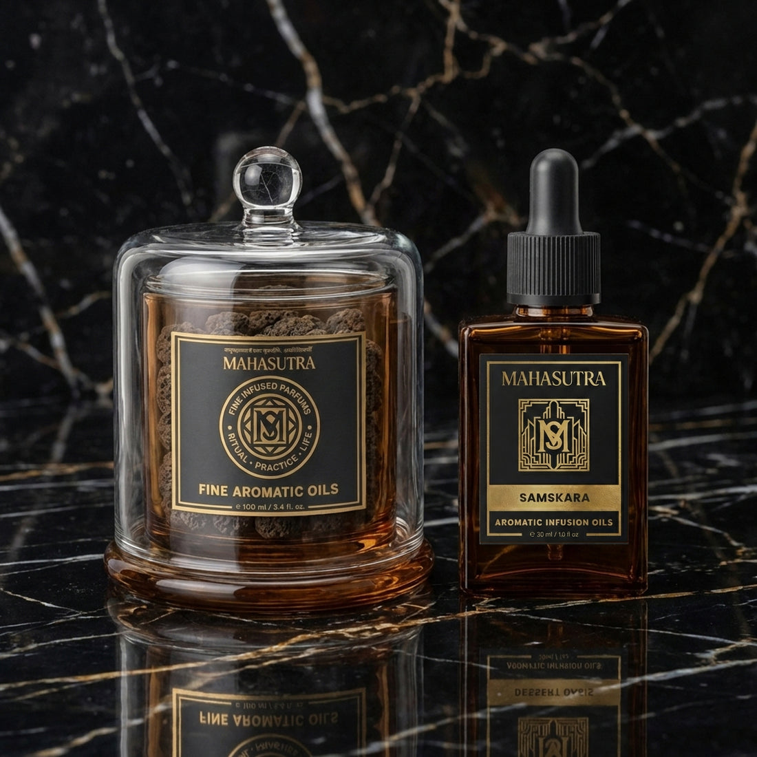 SAMSKARA OIL 30ml + LAVA STONES