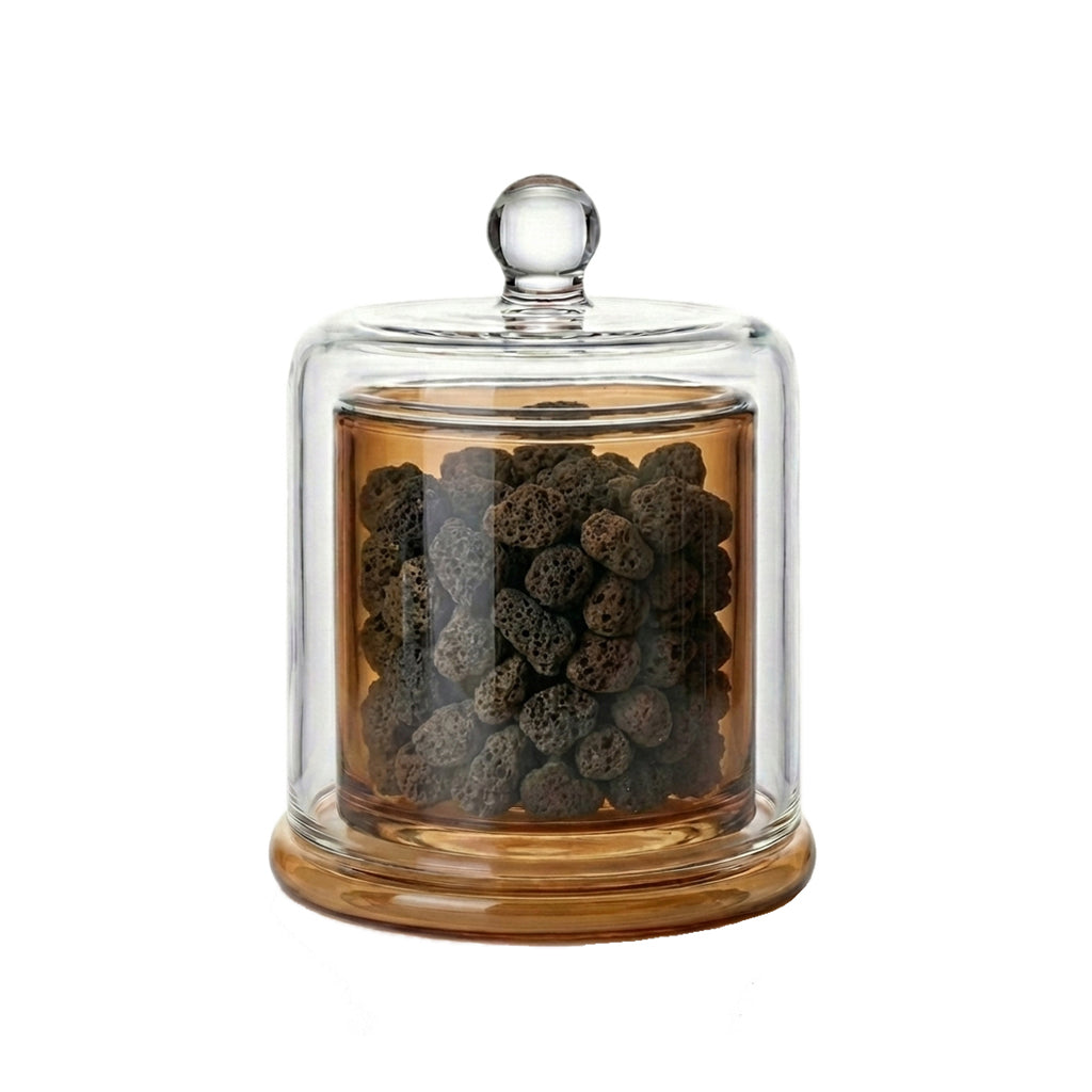 Lava Stones 180g in Glass Jar