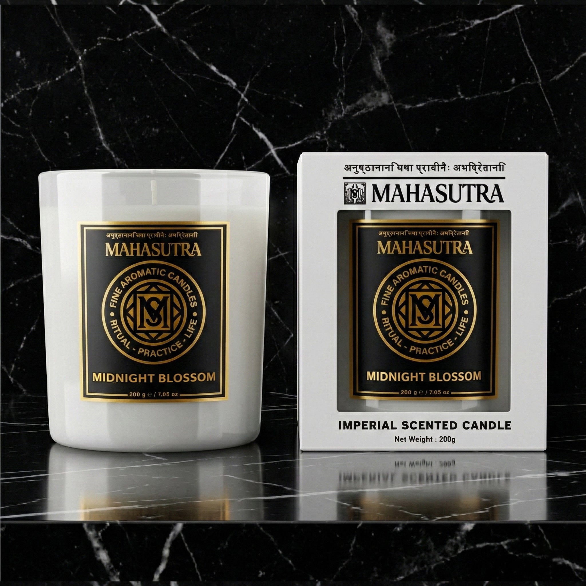 MIDNIGHT BLOSSOM Candle 200g