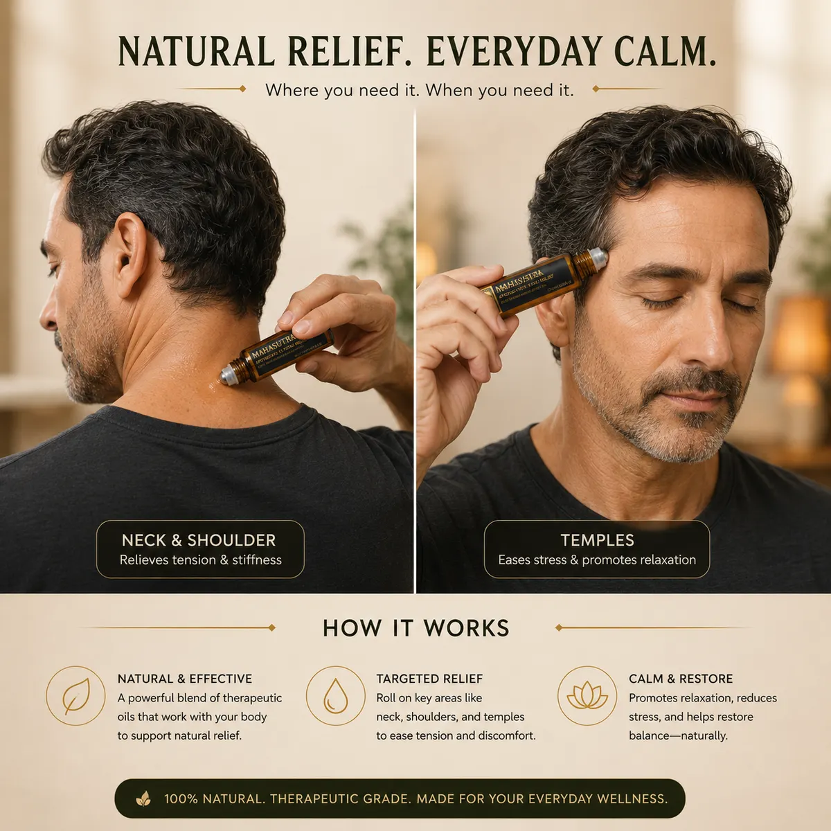 Total Relief Oil 10ml roll-on من Mahasutra، الصورة 8