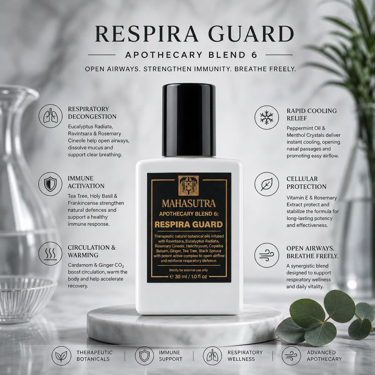 Respira Guard Oil de Mahasutra, vue 4
