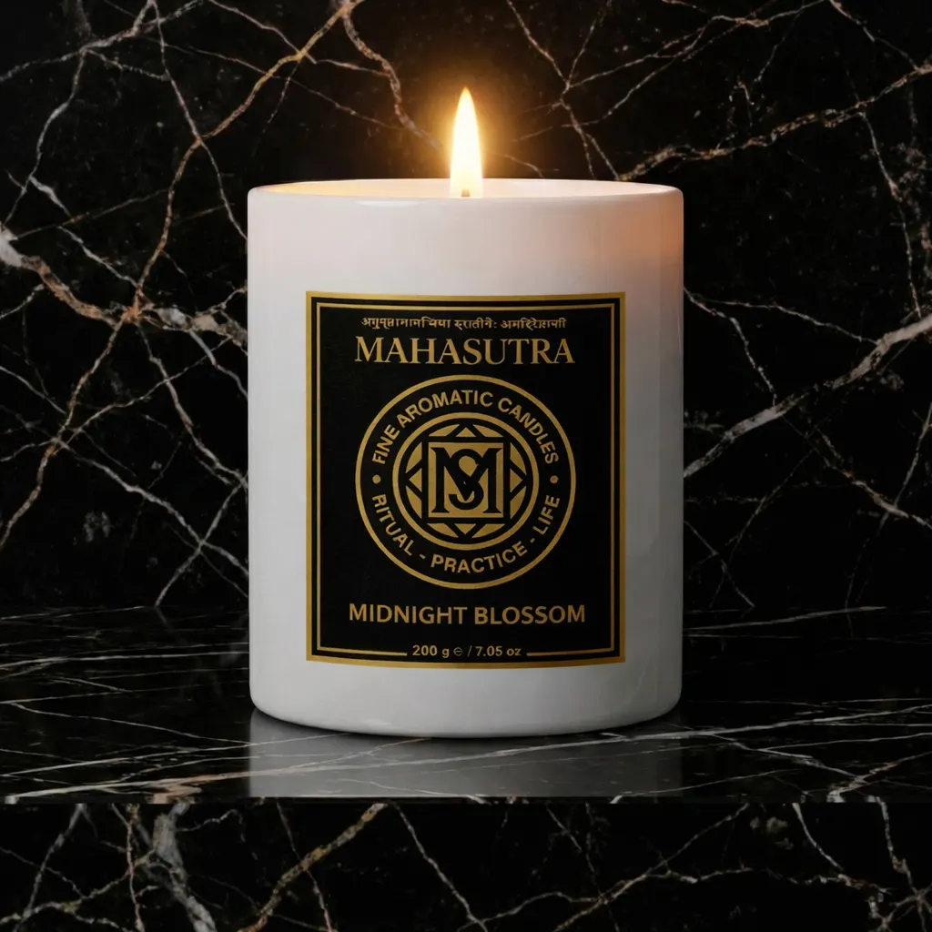 Fine Aromatic Candle Midnight Blossom من Mahasutra، الصورة 2