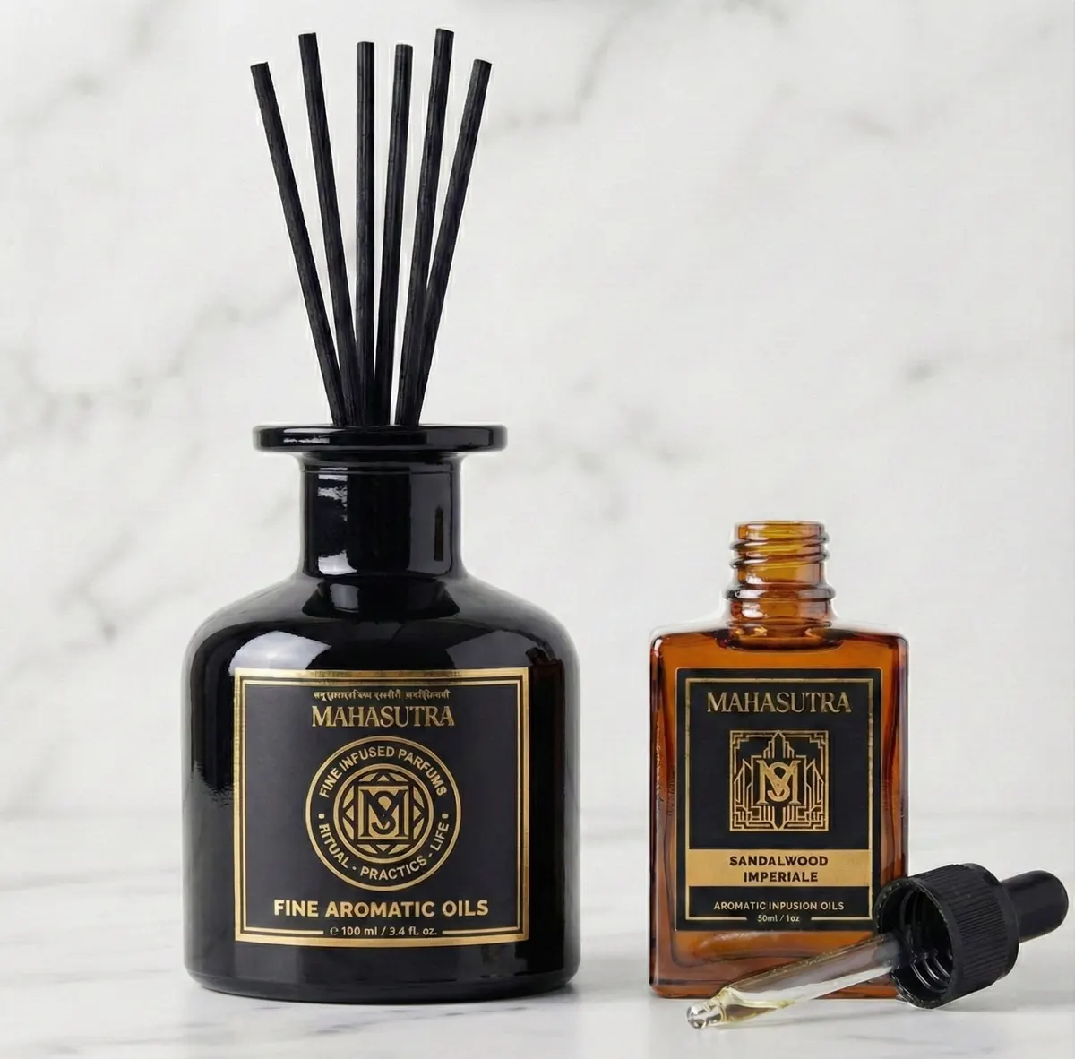 Mahasutra Reed Diffuser Glass Jar , 이미지 4