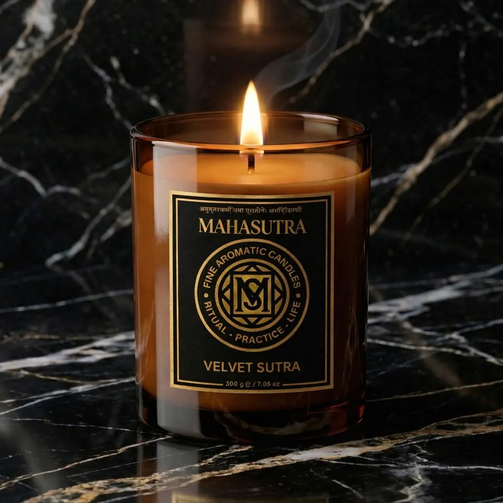 Fine Aromatic Candle Velvet Sutra من Mahasutra، الصورة 2