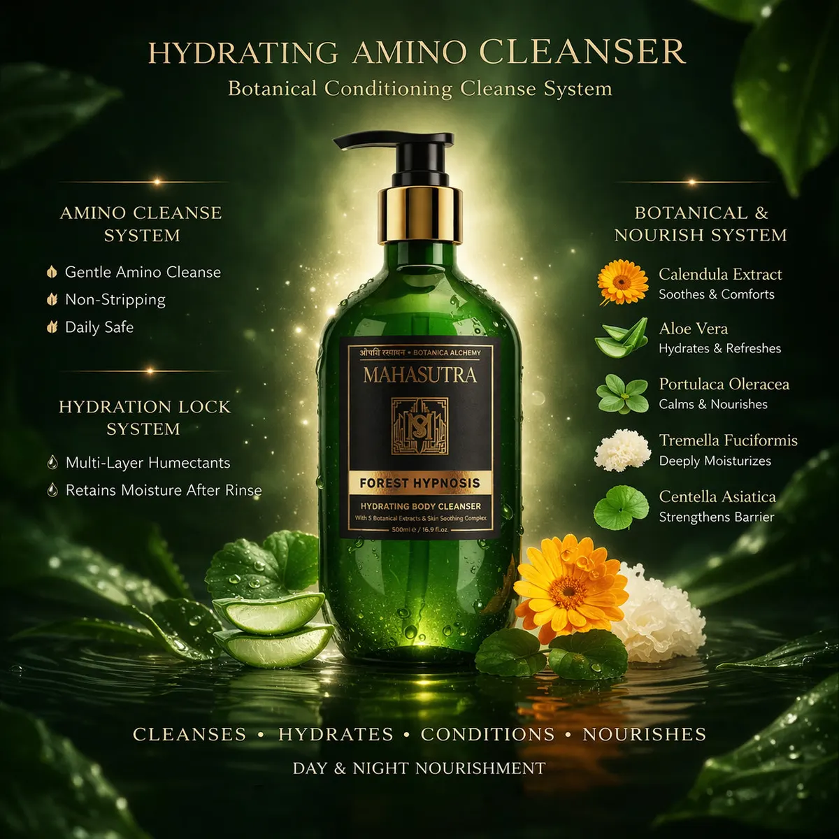 Perfumed Body Cleanser Forest Hypnosis · Botanica Alchemy dari Mahasutra, gambar 2