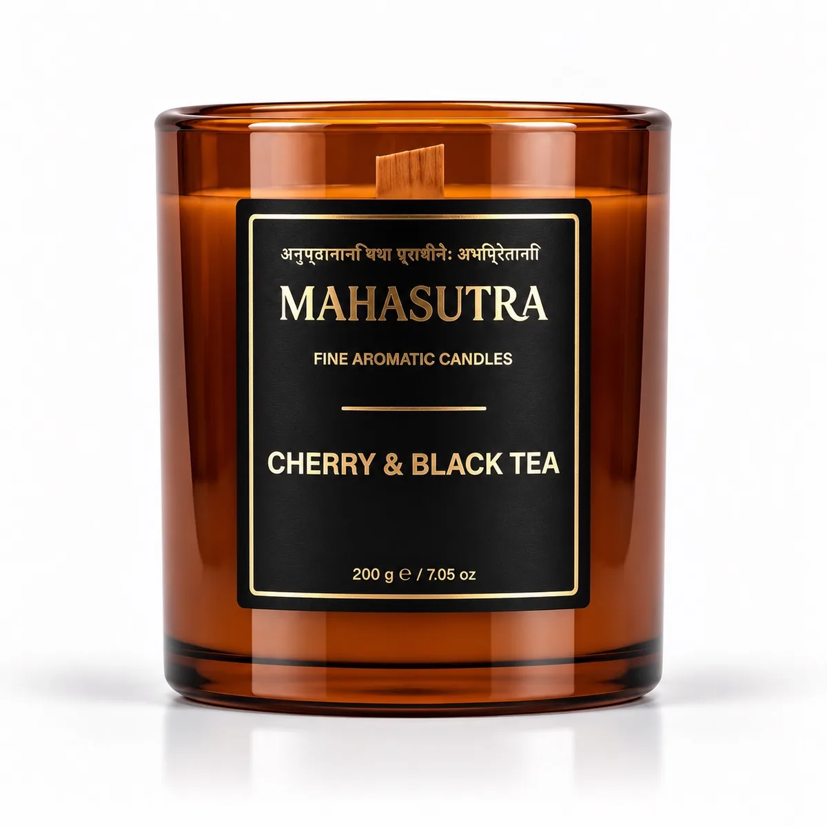 Amber Series Candle เชอร์รี & ชาดำ โดย Mahasutra