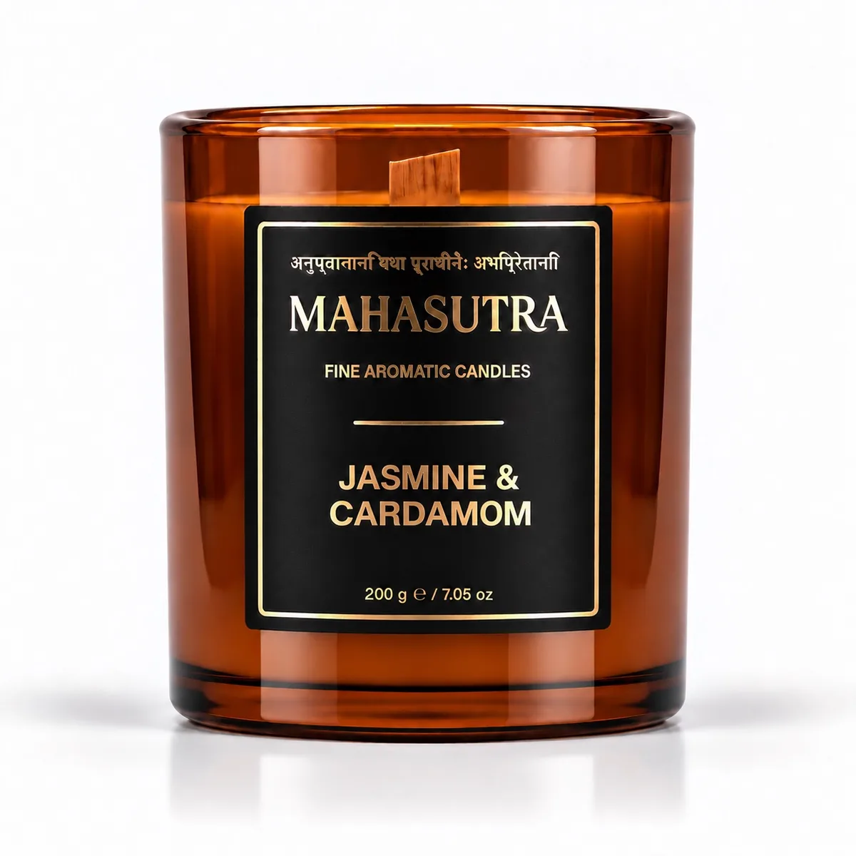 Amber Series Candle มะลิ & กระวาน โดย Mahasutra