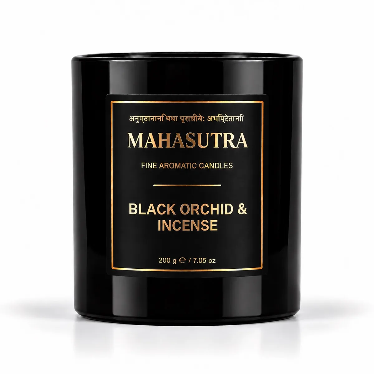 Black Series Candle กล้วยไม้ดำ & กำยาน โดย Mahasutra