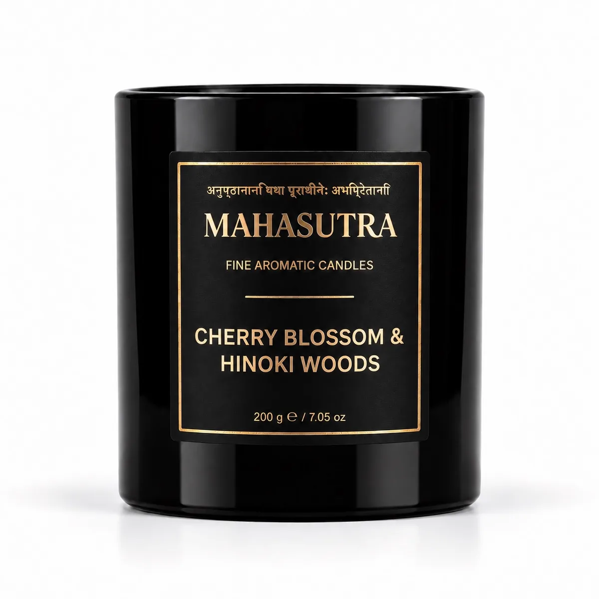 Black Series Candle ซากุระ & ไม้ฮิโนกิ โดย Mahasutra