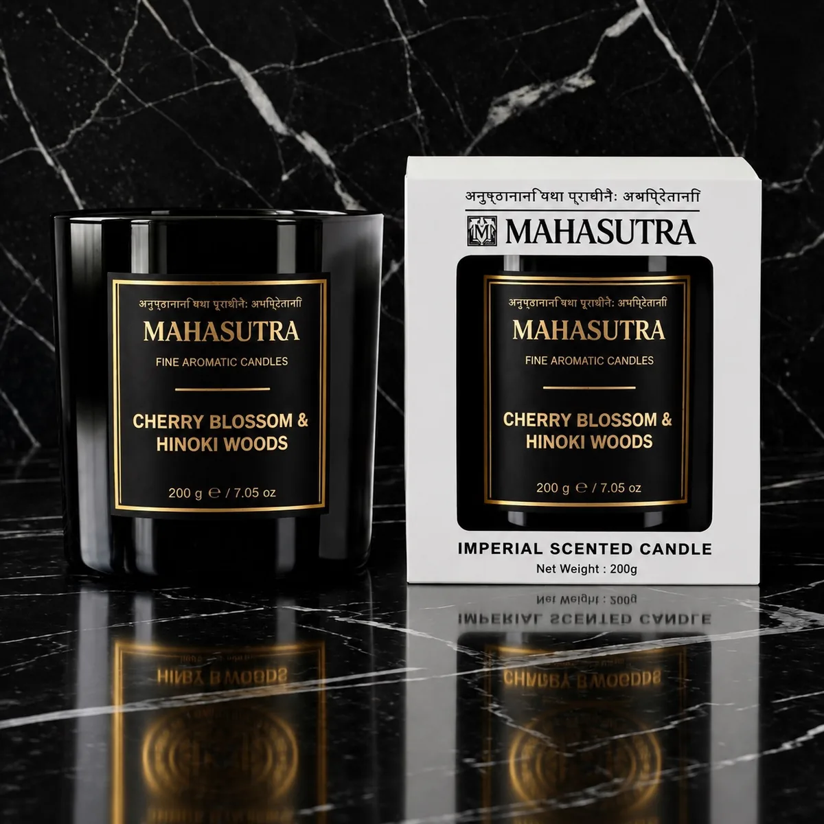 Black Series Candle ซากุระ & ไม้ฮิโนกิ โดย Mahasutra ภาพที่ 2