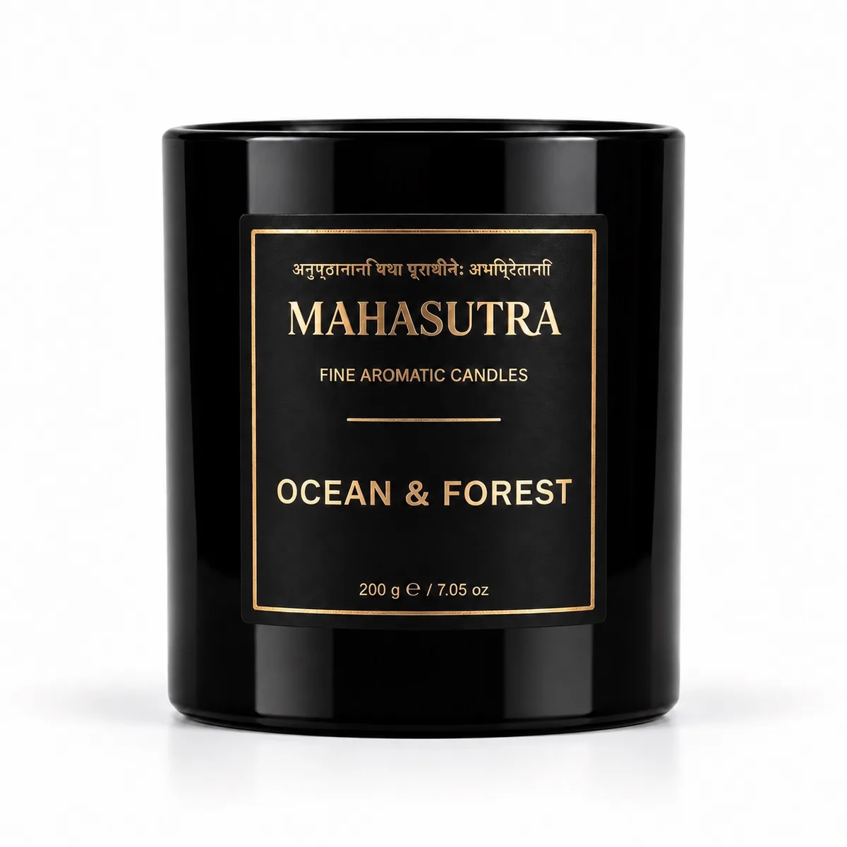 Black Series Candle มหาสมุทร & ป่า โดย Mahasutra