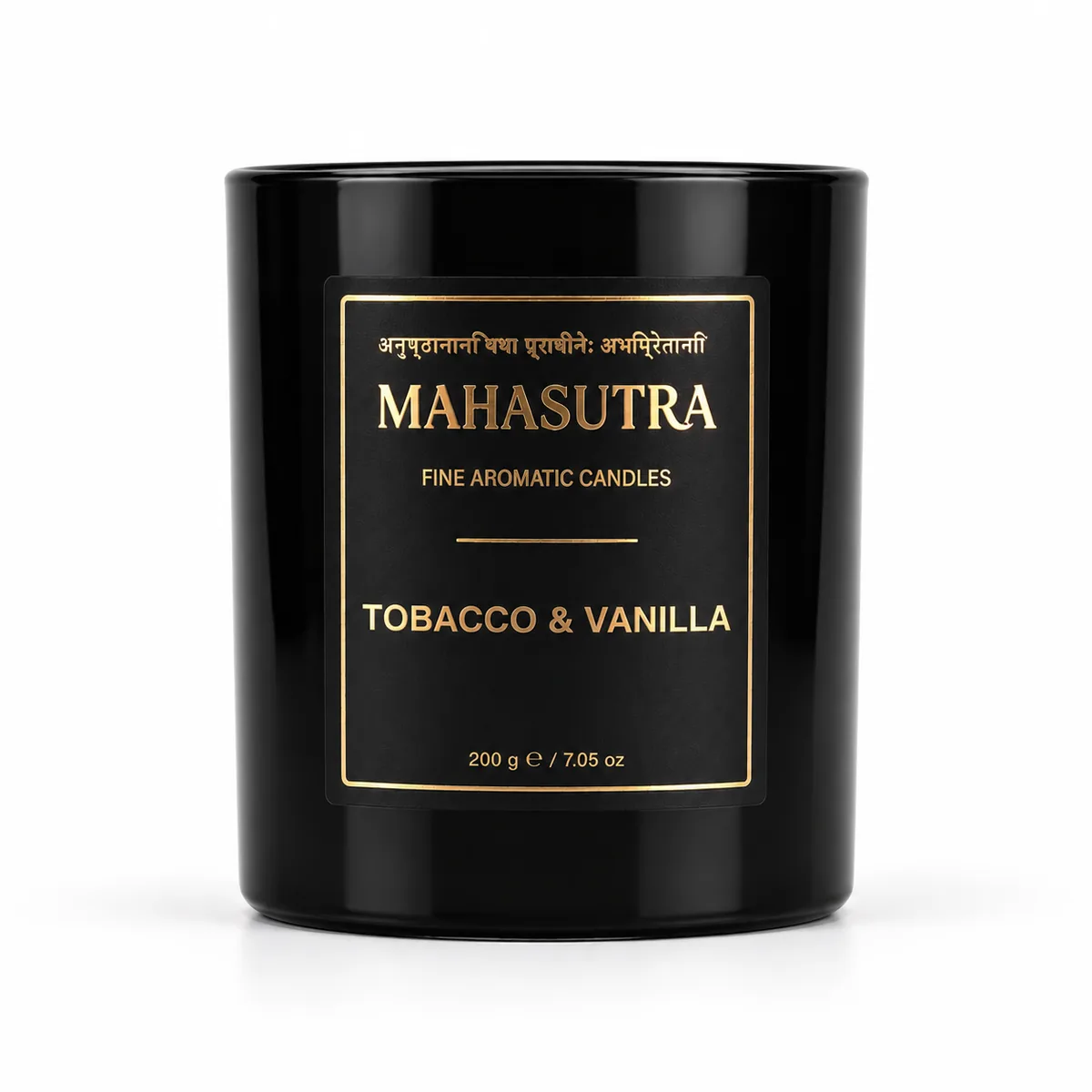 Black Series Candle ยาสูบ & วานิลลา โดย Mahasutra