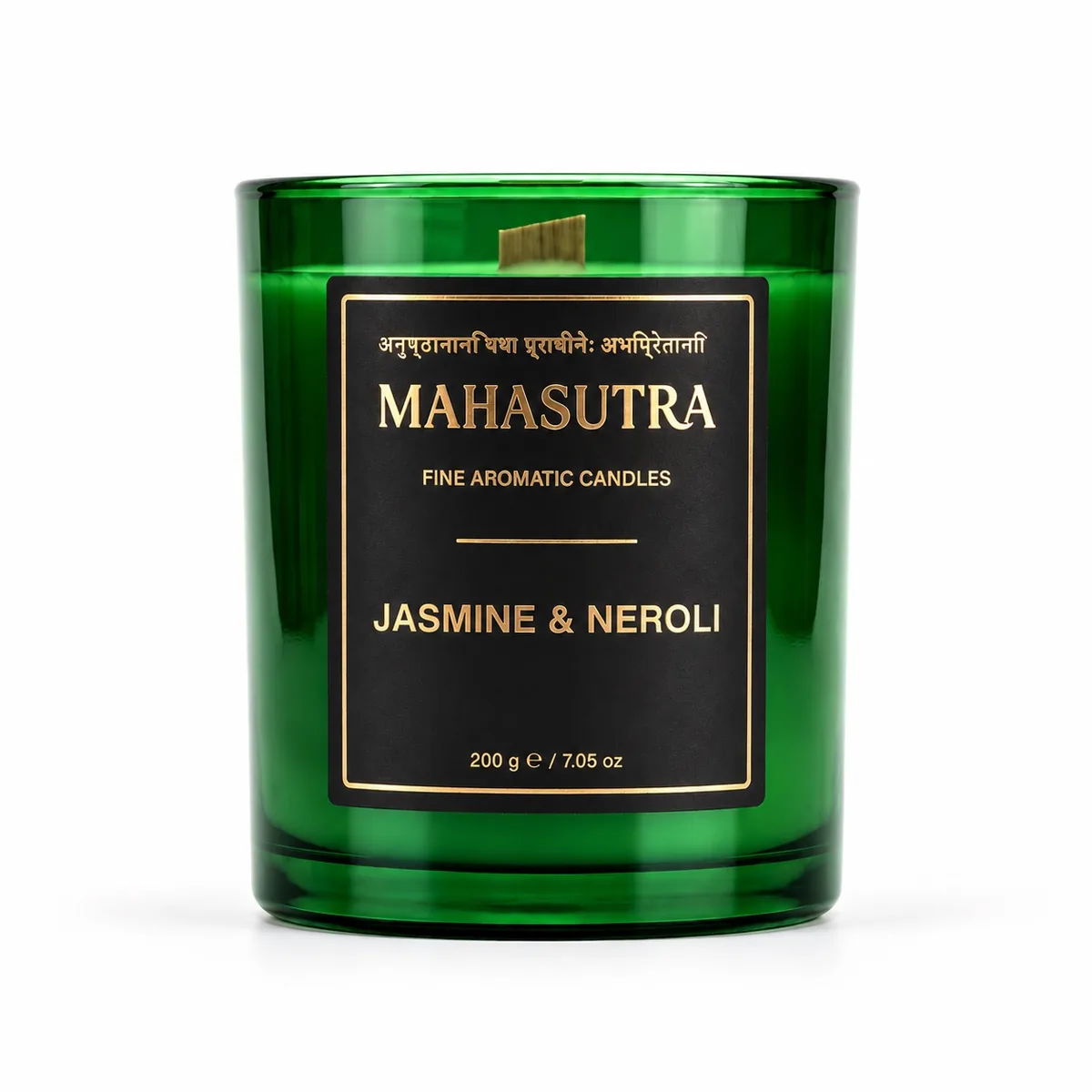 Green Series Candle Jasmine & Neroli by Mahasutra