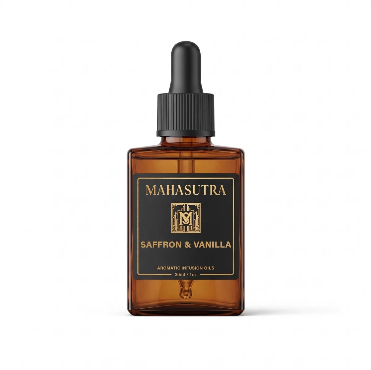 Amber Series Aromatic Oil Saffron & Vanilla by Mahasutra