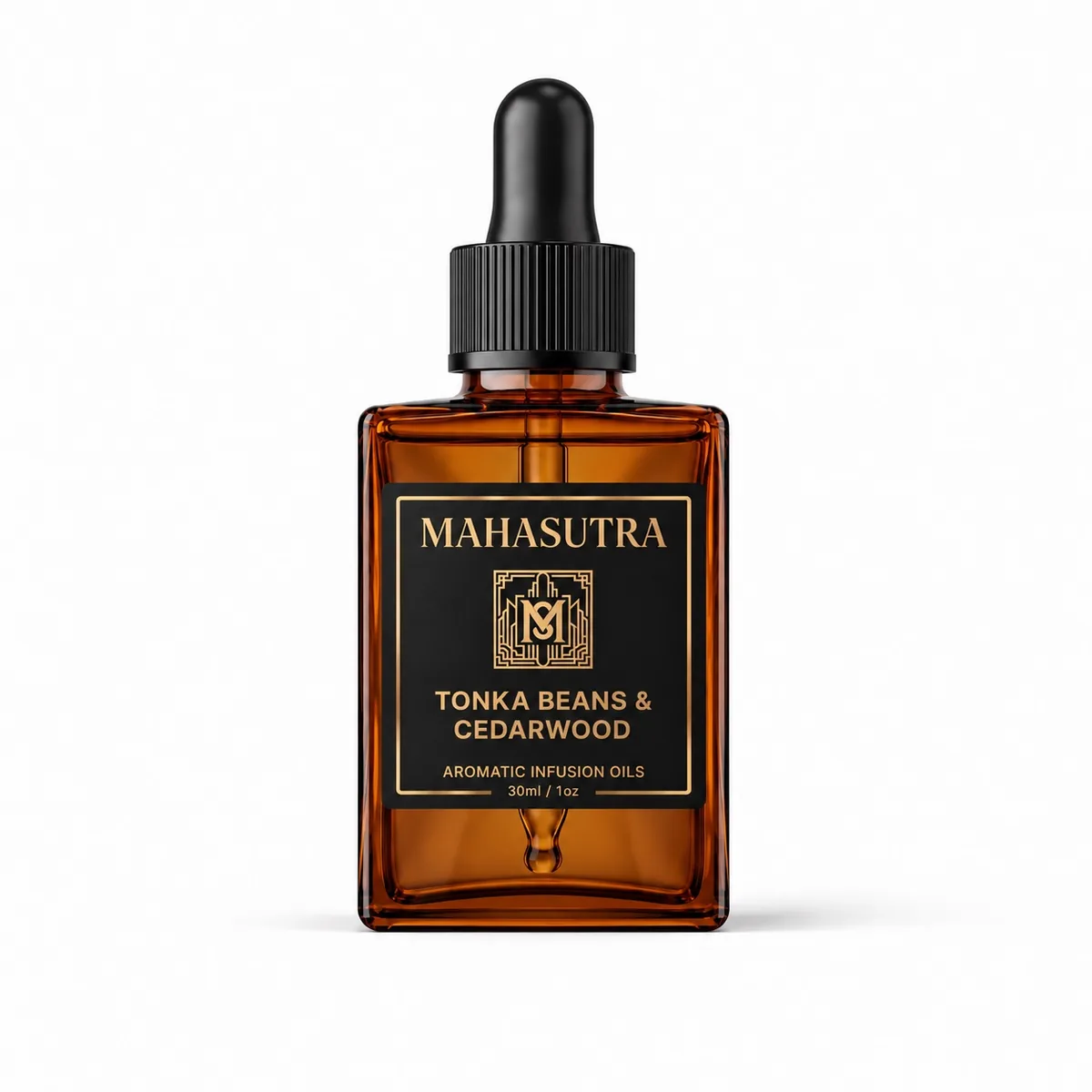 Amber Series Aromatic Oil Tonka Beans & Cedarwood by Mahasutra