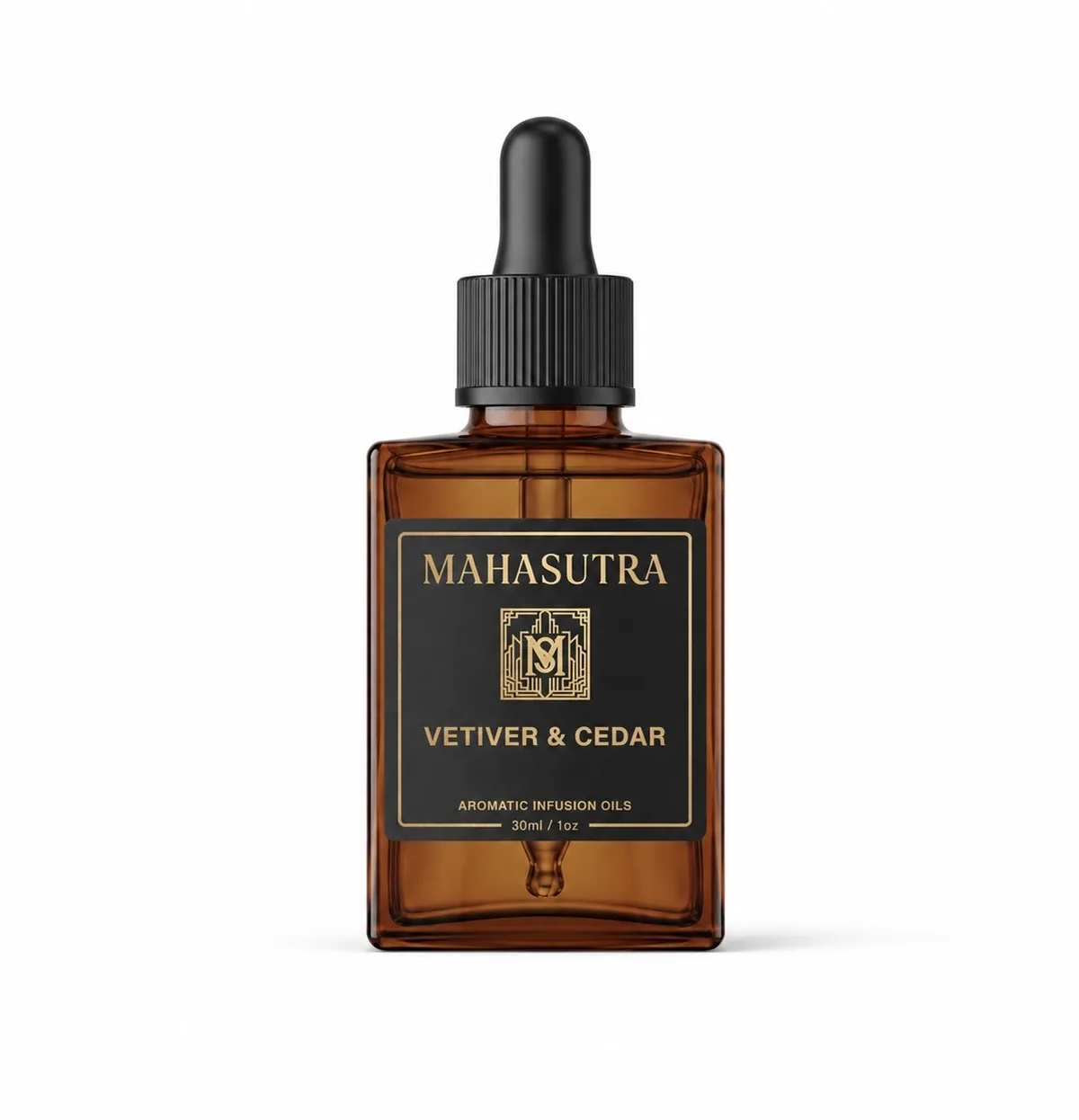 Amber Series Aromatic Oil Vetiver & Cedar by Mahasutra