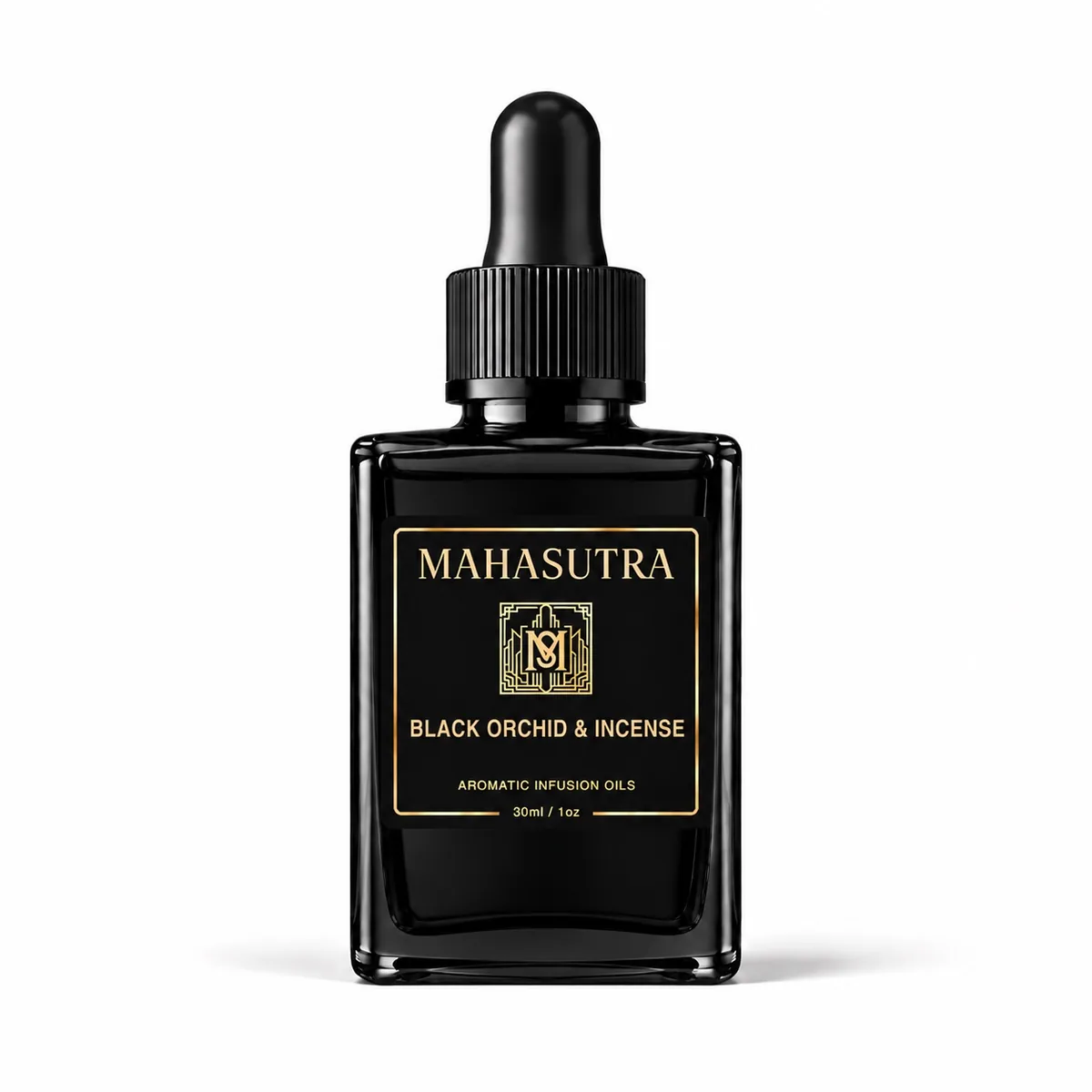 Black Series Aromatic Oil Black Orchid & Incense by Mahasutra