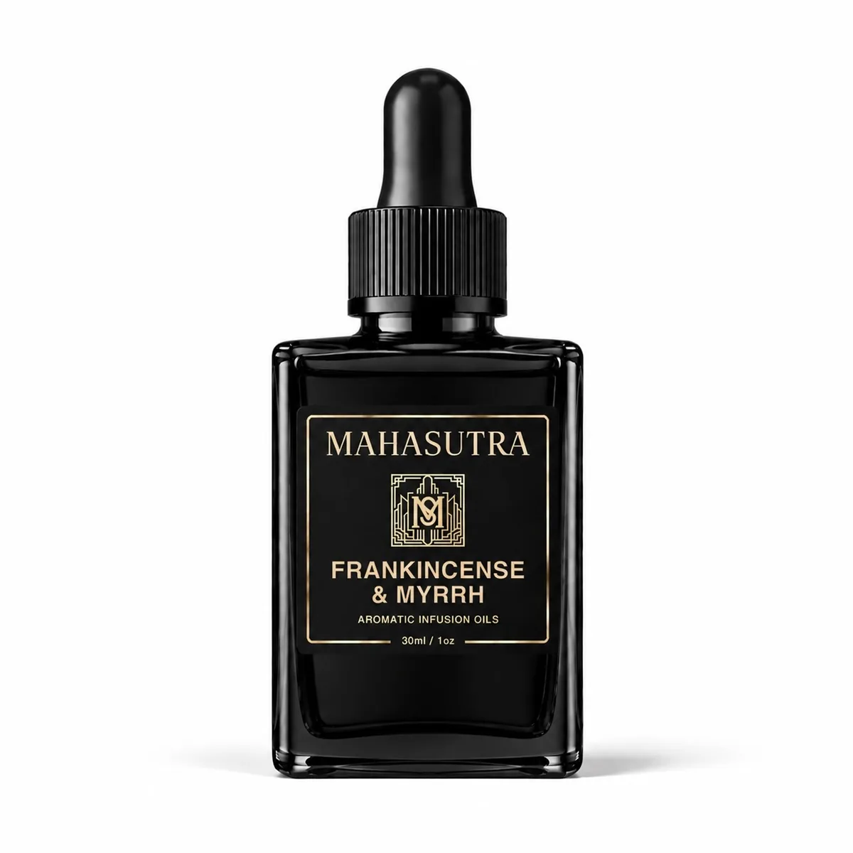Black Series Aromatic Oil Frankincense & Myrrh by Mahasutra