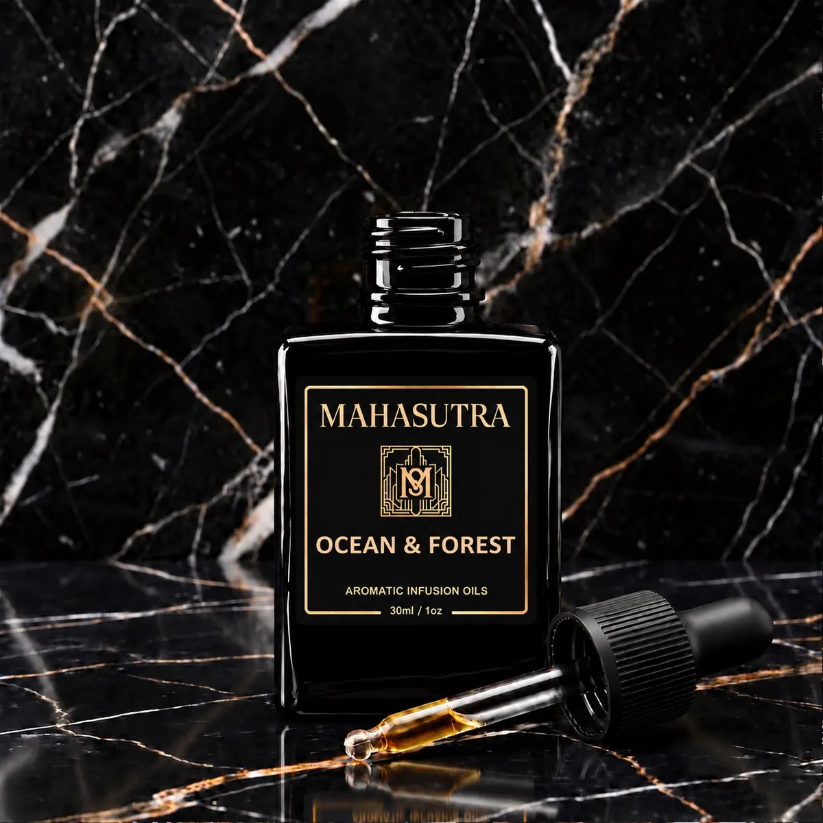 Black Series Aromatic Oil Ocean & Forest by Mahasutra, view 2