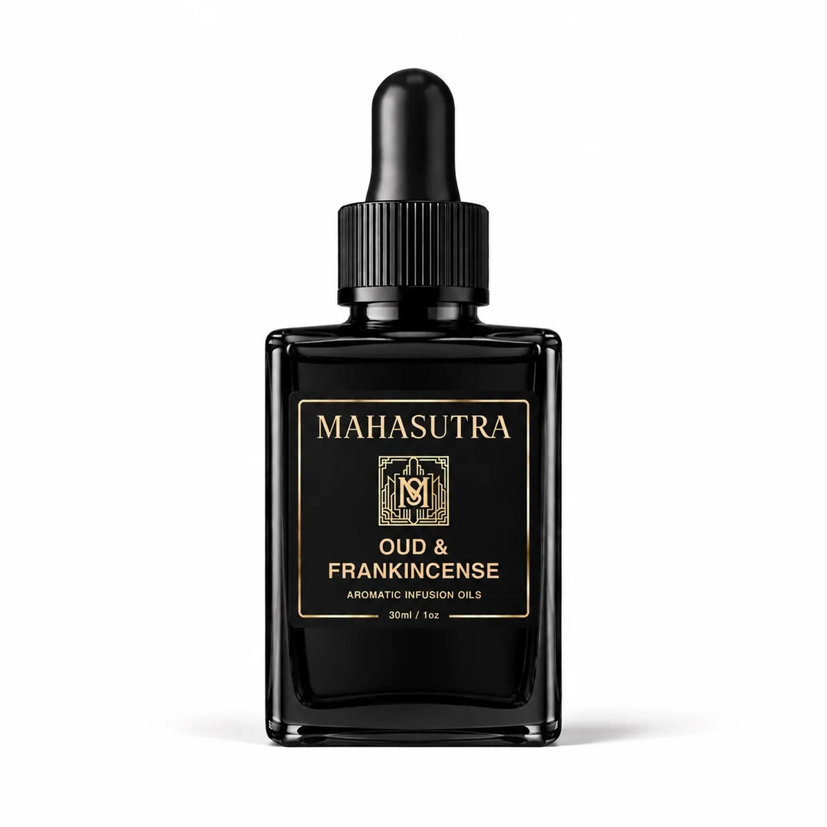 Black Series Aromatic Oil Oud & Frankincense by Mahasutra