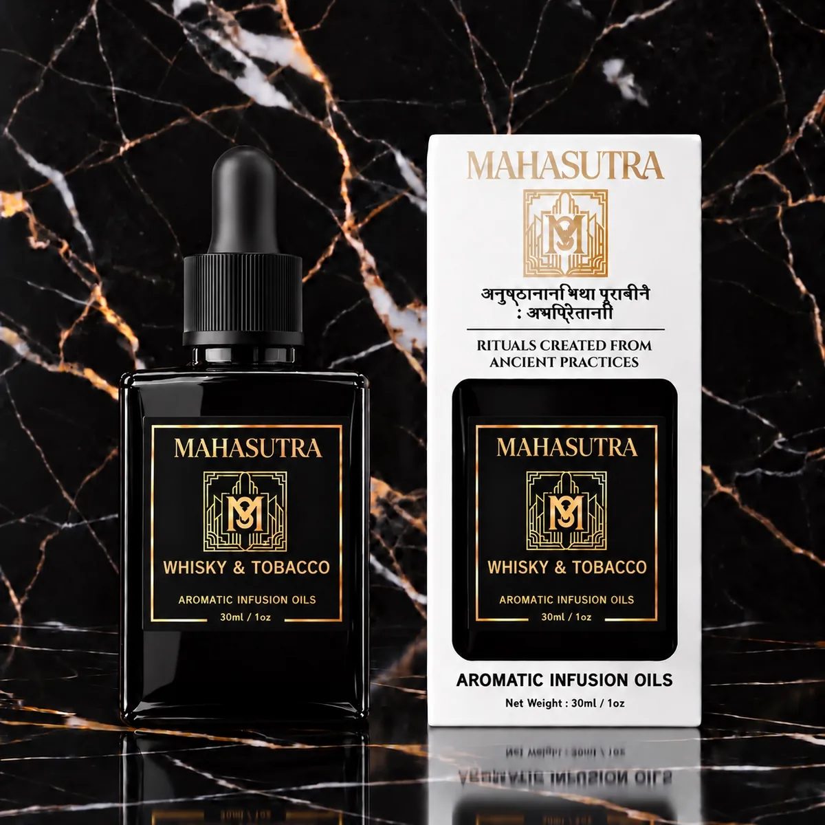 Black Series Aromatic Oil Whisky & Tobacco by Mahasutra, view 3