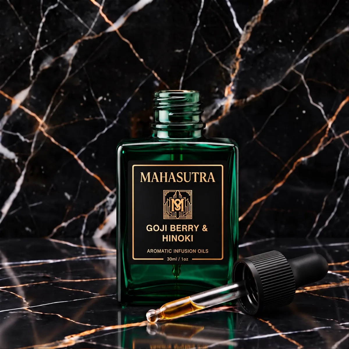 Green Series Aromatic Oil Goji Berry & Hinoki by Mahasutra, view 2