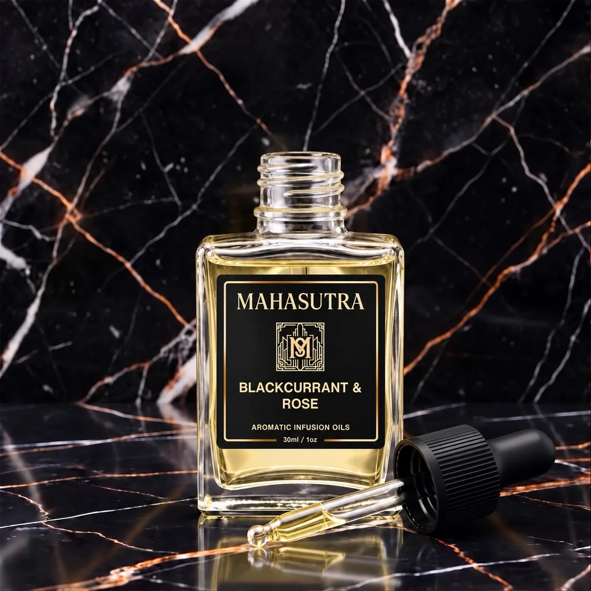 White Series Aromatic Oil Blackcurrant & Rose by Mahasutra, view 2