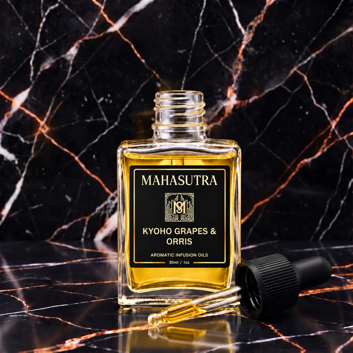 White Series Aromatic Oil Kyoho Grapes & Orris by Mahasutra, view 2