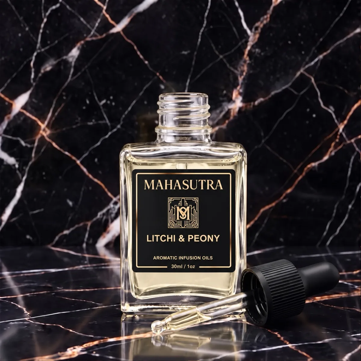 White Series Aromatic Oil Litchi & Peony by Mahasutra, view 2
