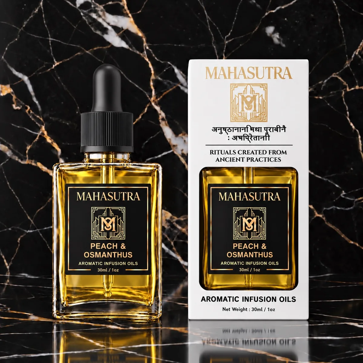 White Series Aromatic Oil Peach & Osmanthus by Mahasutra, view 3