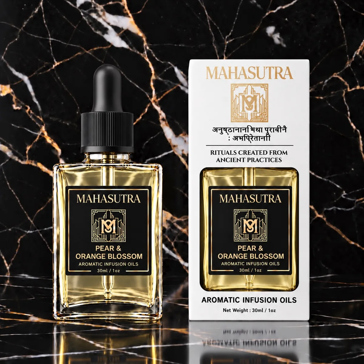 White Series Aromatic Oil Pear & Orange Blossom by Mahasutra, view 3