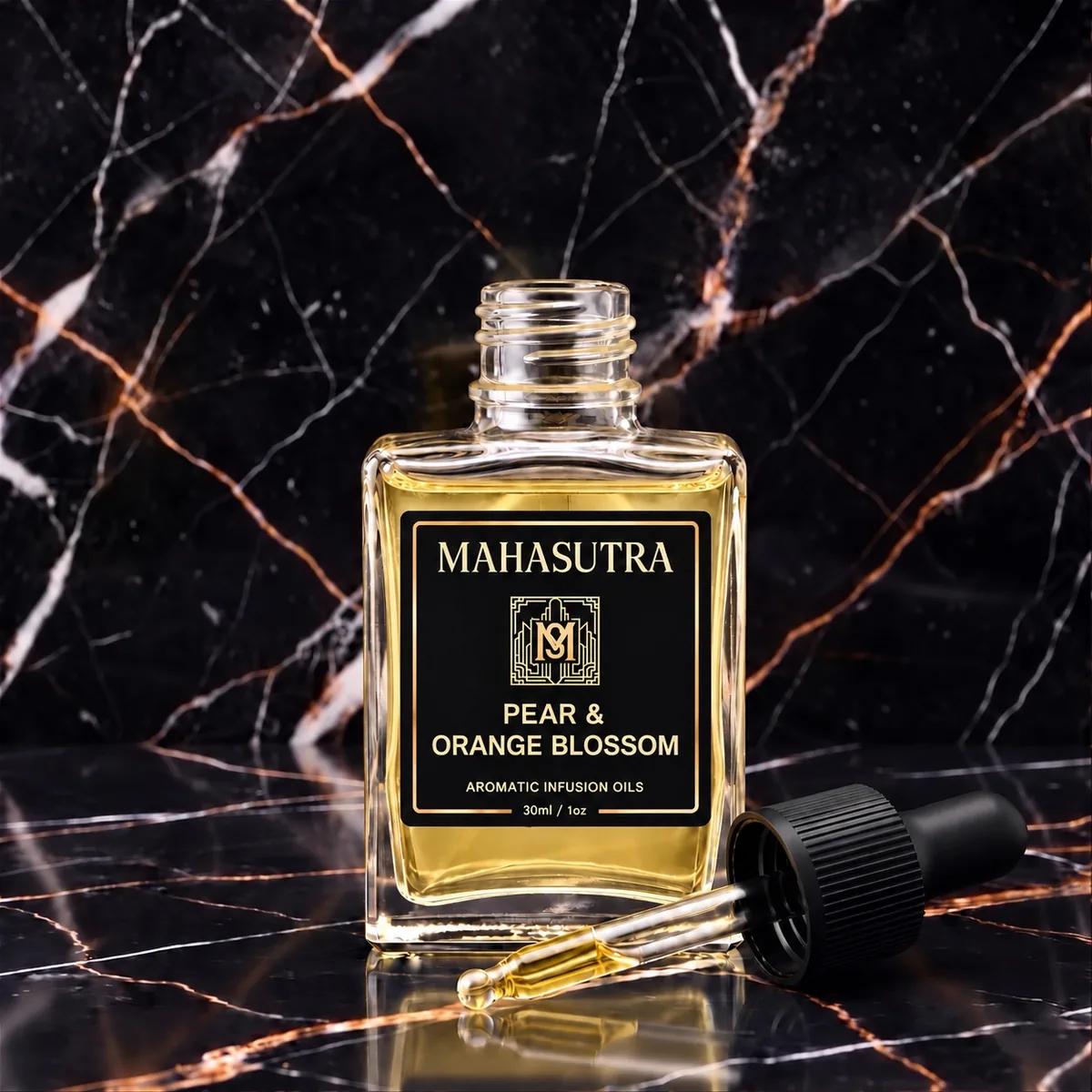 White Series Aromatic Oil Pear & Orange Blossom by Mahasutra, view 2