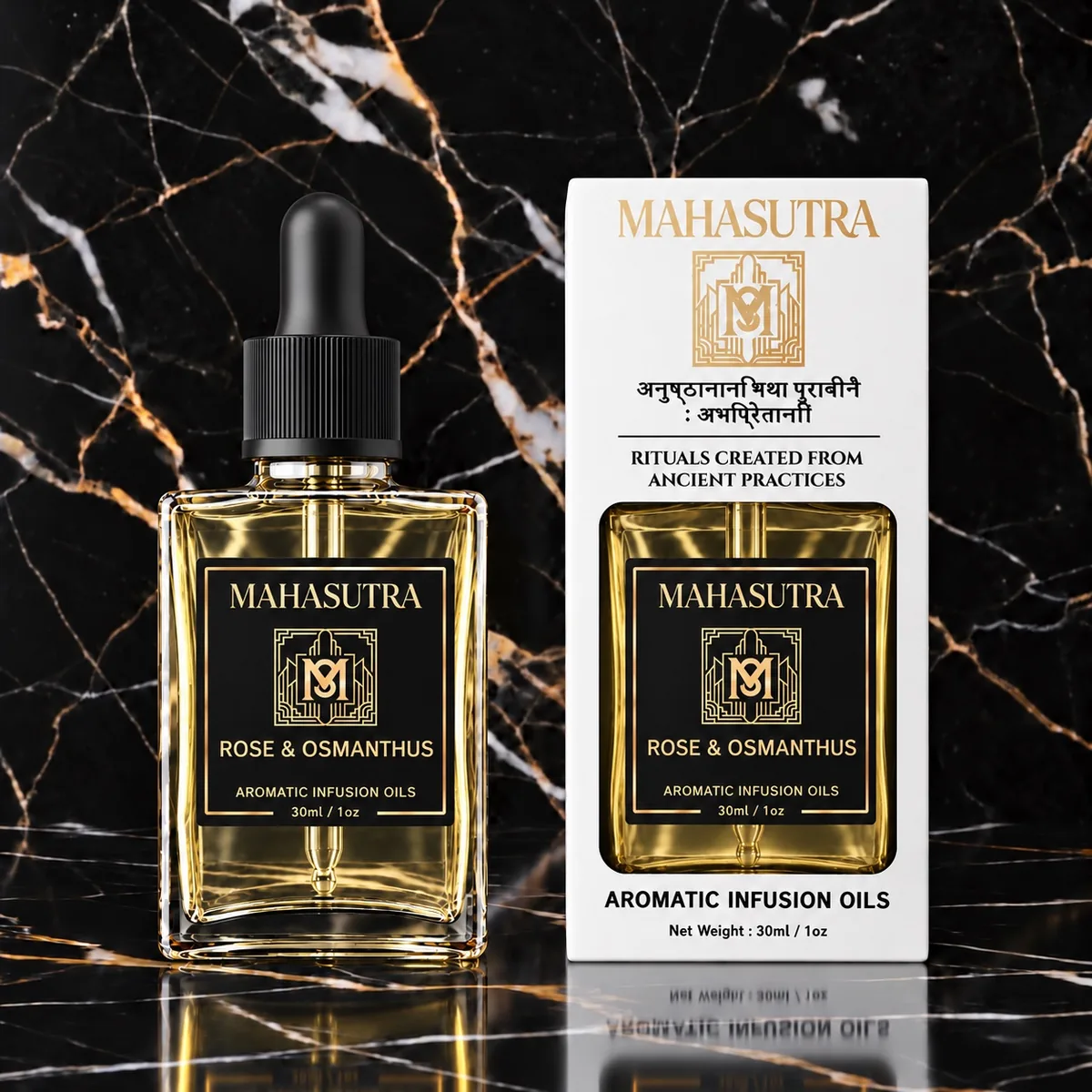 White Series Aromatic Oil Rose & Osmanthus by Mahasutra, view 3