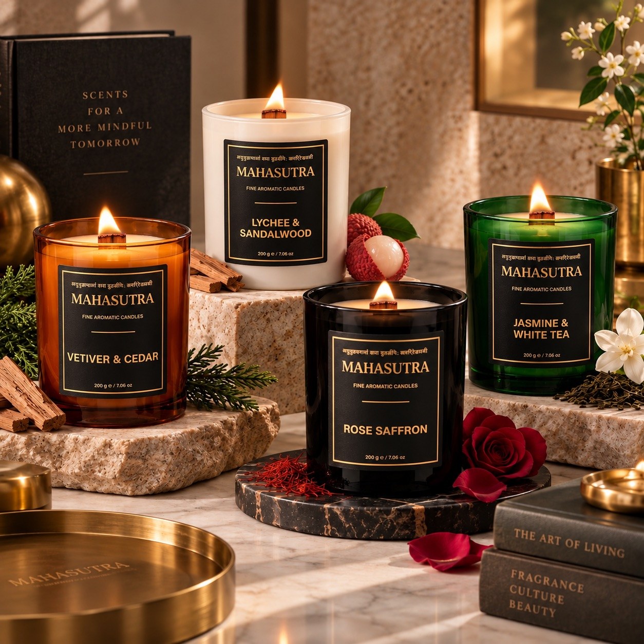 Mahasutra fine aromatic candles